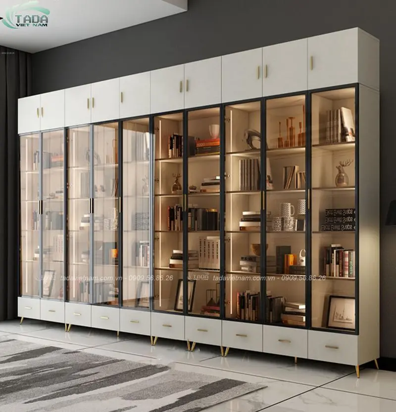Tủ trưng bày gỗ 5