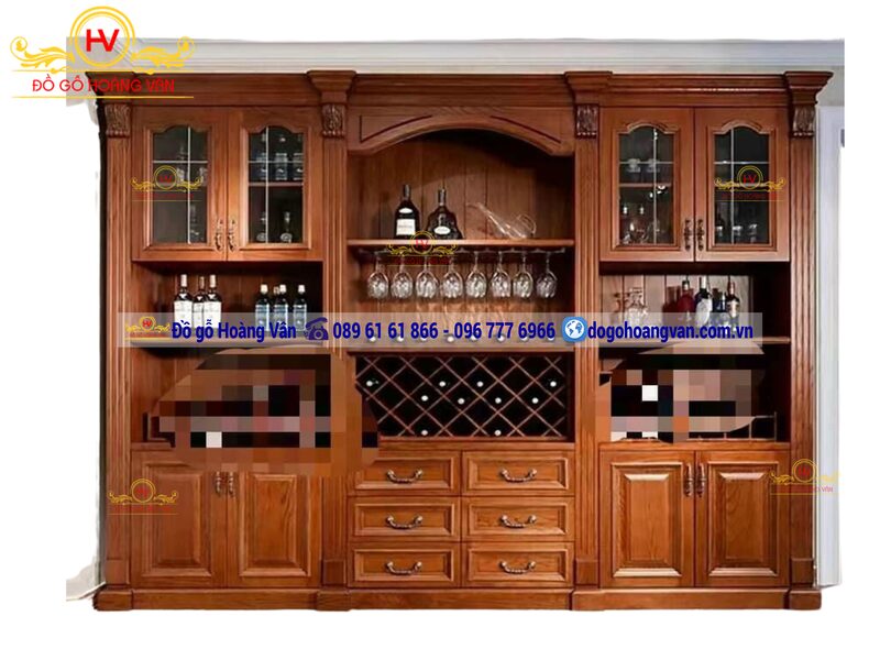 Thiết kế tủ rượu theo phong cách cổ điển và hiện đại