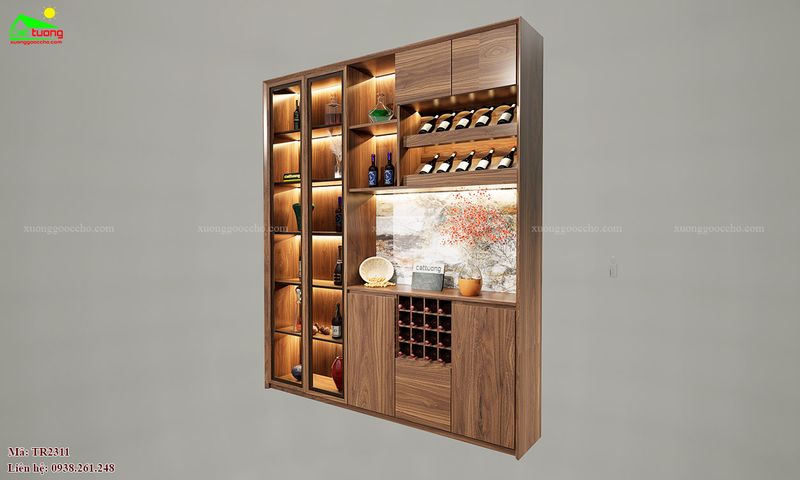 Tủ gỗ óc chó TR2311