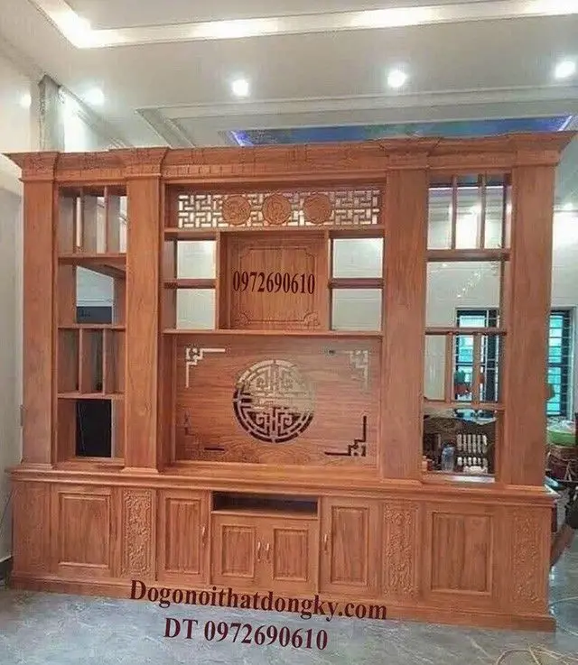Tủ trưng bày phong cách hiện đại