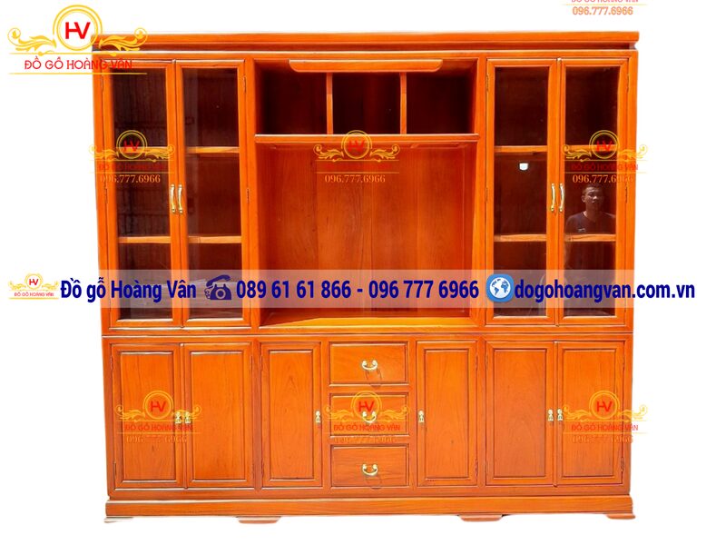 Tủ rượu gỗ gỗ đỏ