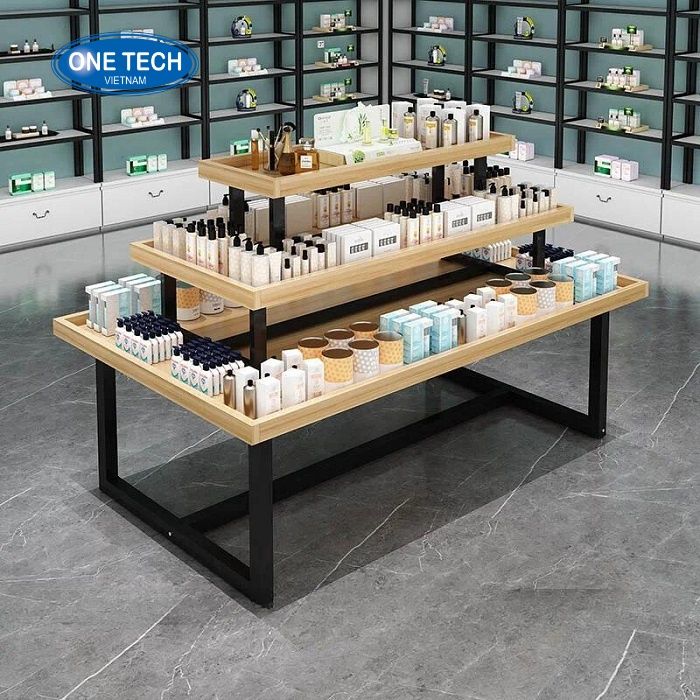 Địa chỉ cung cấp kệ trưng bày mỹ phẩm giá rẻ - Ảnh minh họa
