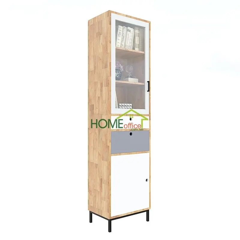 Tủ trưng bày gỗ cánh lùa