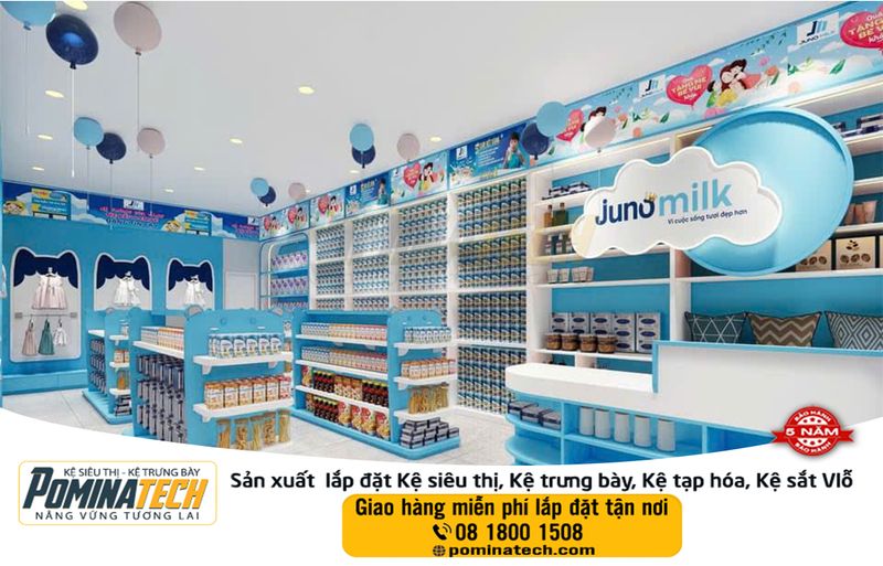 Sản xuất kệ trưng bày tại Hồ Chí Minh