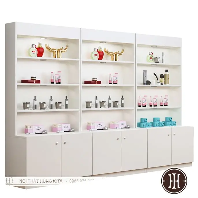Tủ đựng đồ spa có đèn