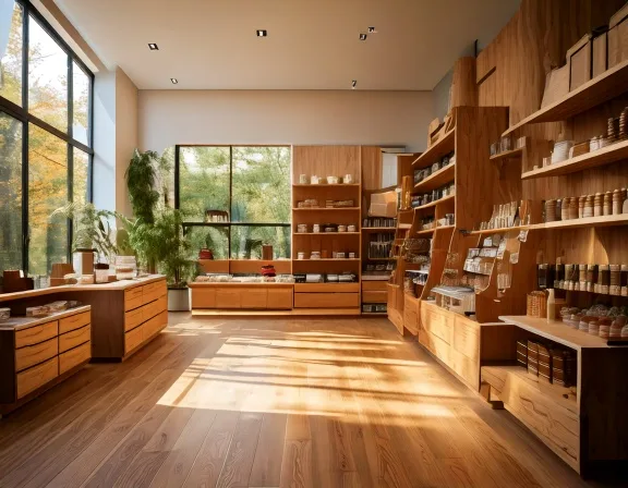 Tủ gỗ trưng bày shop (3)