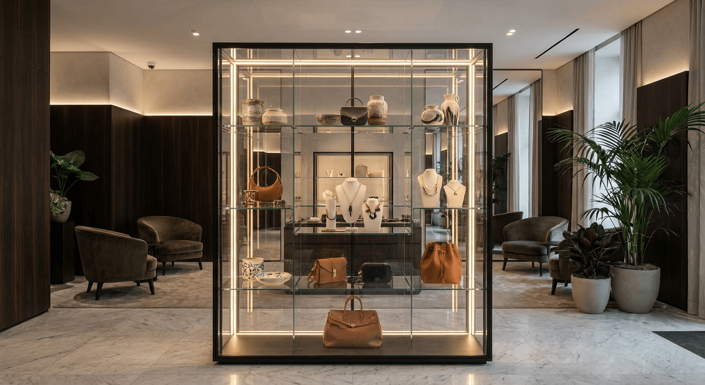 Tủ kính trưng bày cửa hàng (5)