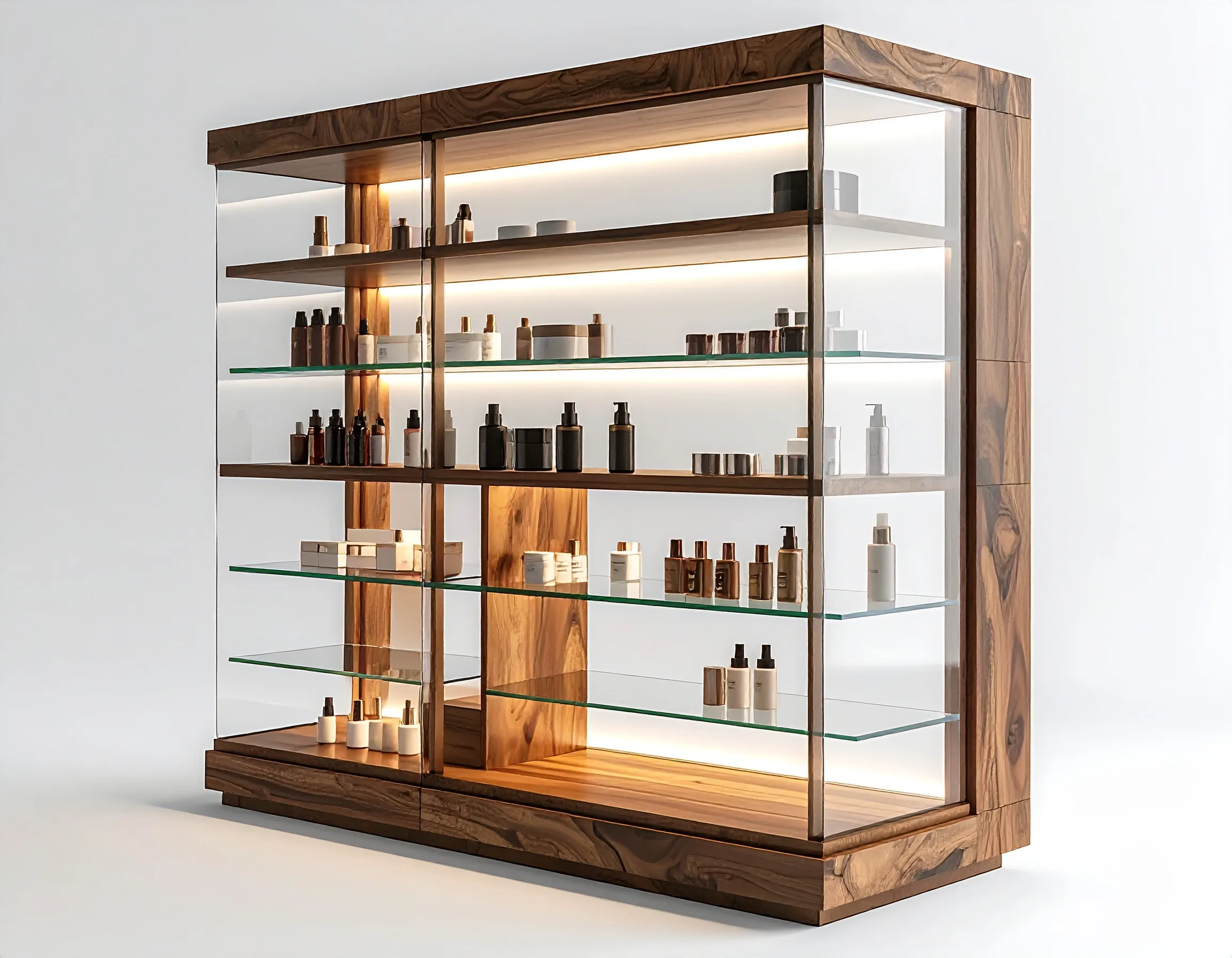 Tủ kính trưng bày mỹ phẩm (3)
