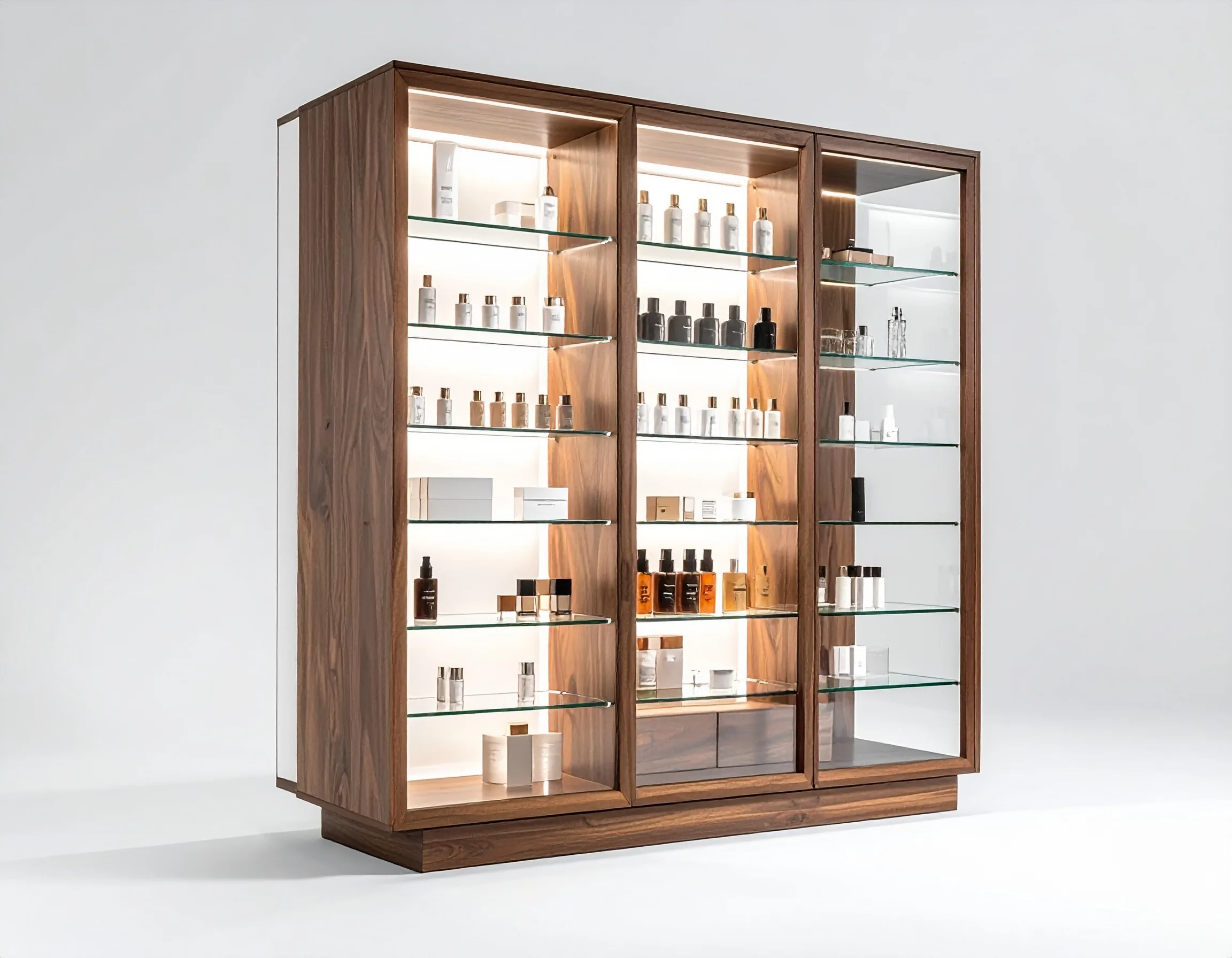 Tủ kính trưng bày mỹ phẩm (5)