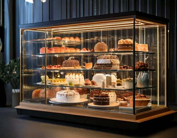 Tủ trưng bày bánh kem (4)