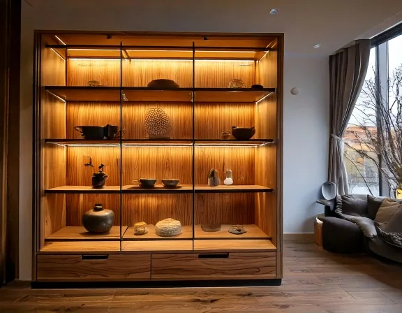 Tủ trưng bày gỗ cao cấp (2)