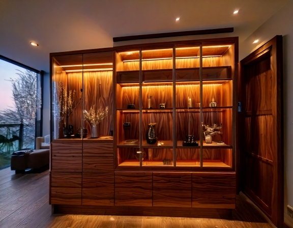 Tủ trưng bày gỗ cao cấp (5)
