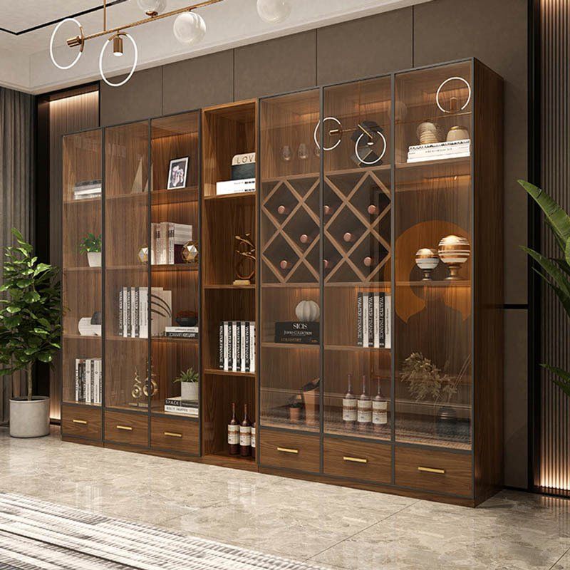 Tủ rượu MDF lối xanh chống ẩm