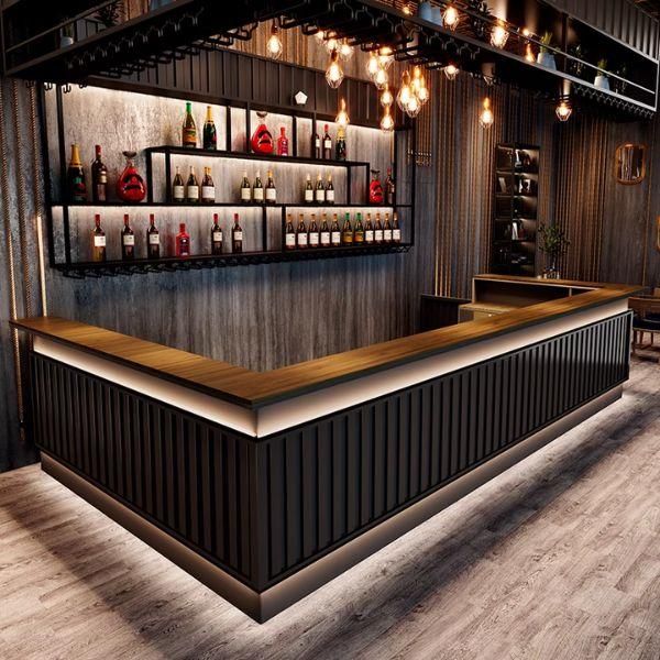 Mẫu quầy bar bằng gỗ đẹp