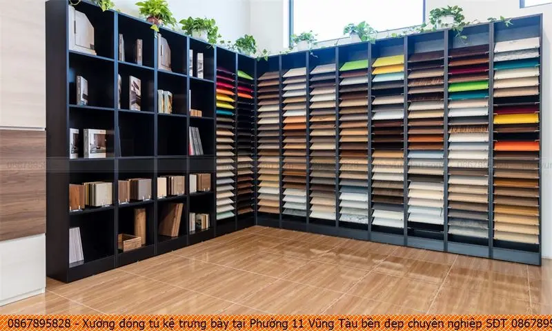 Xưởng đóng tủ kệ trưng bày tại Vũng Tàu