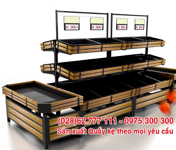 Quầy trưng bày dạng kệ mở