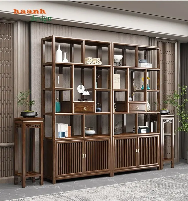 Tủ trưng bày gỗ đẹp