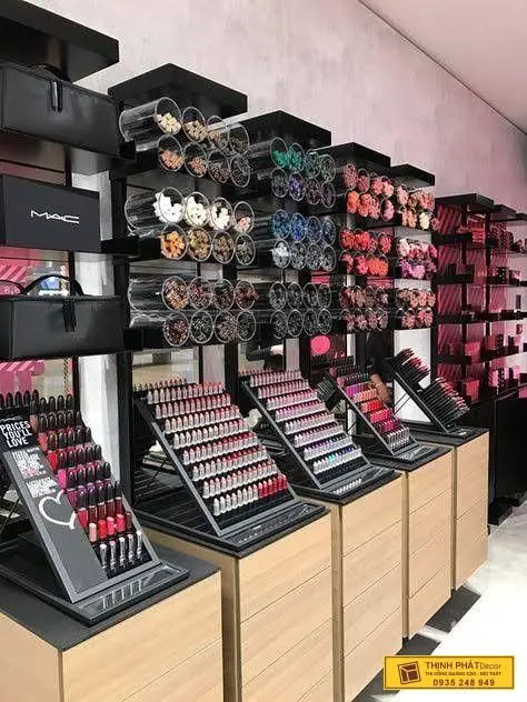 Kệ trưng bày mỹ phẩm