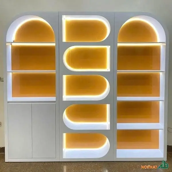 Kệ trưng bày mỹ phẩm