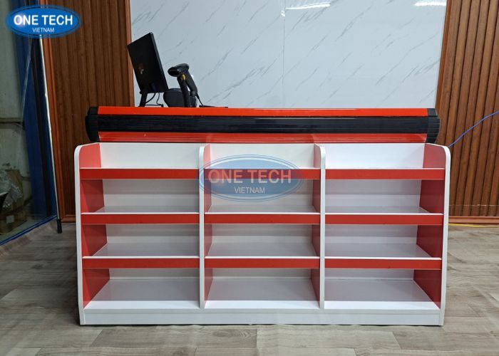 Quầy gỗ trưng bày