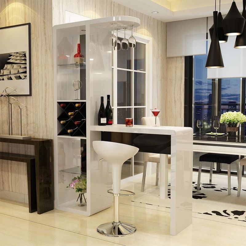 Mẫu tủ rượu gỗ óc chó