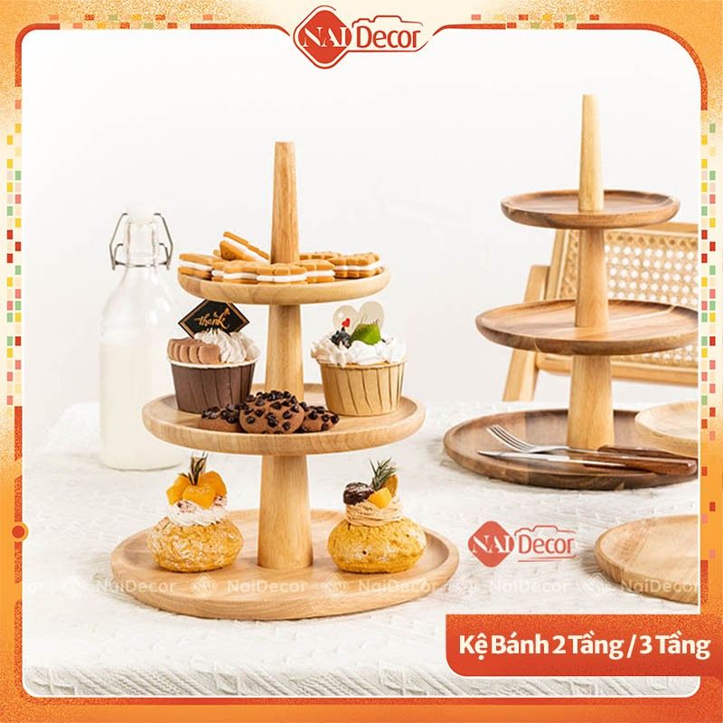 Kệ trưng bày bánh kem hiện đại