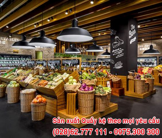 Quầy trưng bày trái cây