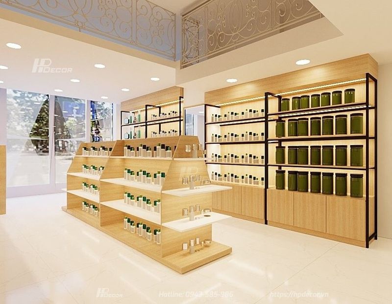 Quầy trưng bày mỹ phẩm