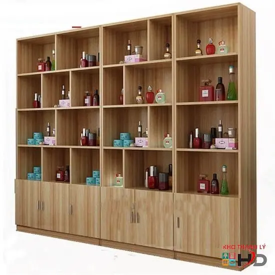 Tủ gỗ trưng bày nước hoa