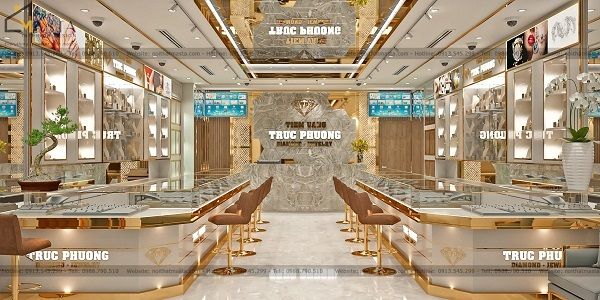 Quầy trưng bày trang sức