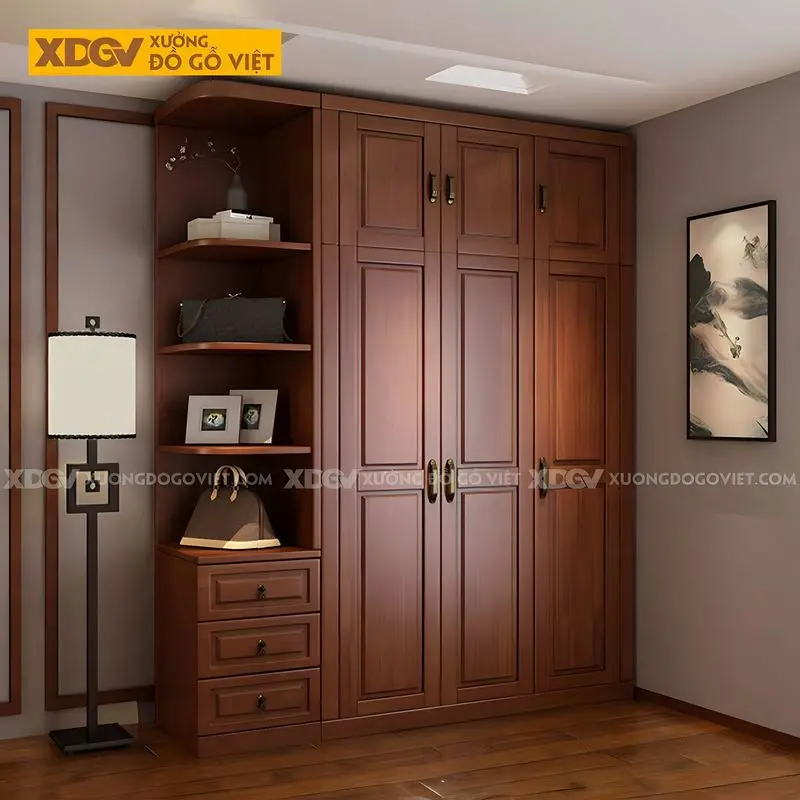 Tủ quần áo kịch trần tích hợp