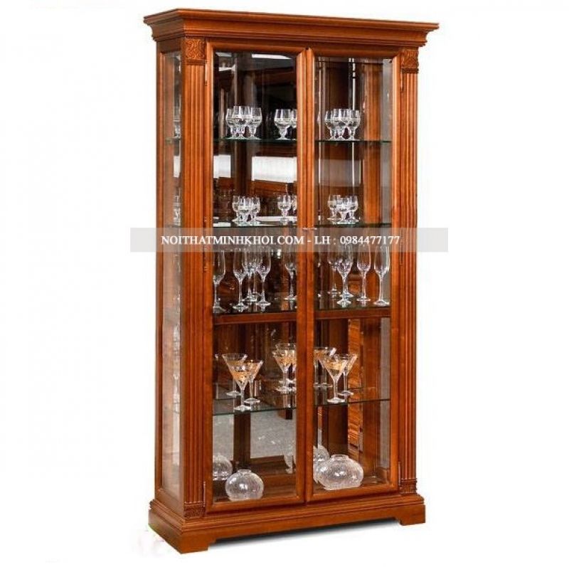 Tủ rượu gỗ đơn giản
