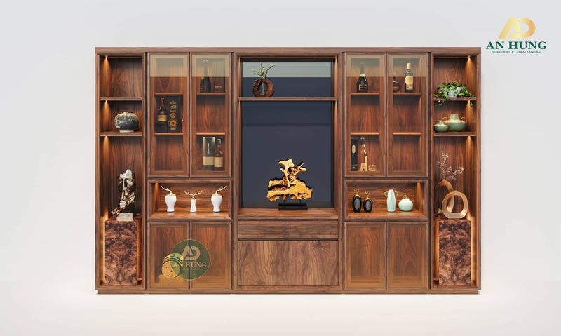 Tủ rượu trang trí