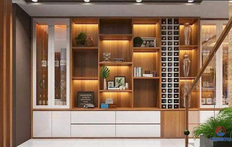 Tủ trưng bày gỗ 3