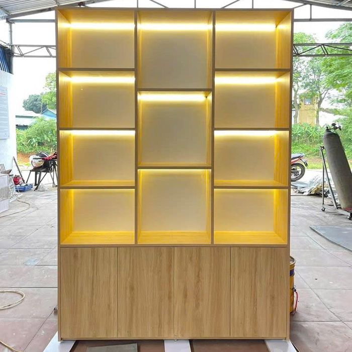 Quầy trưng bày có đèn LED