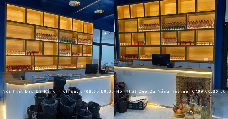 Tủ trưng bày gỗ MDF