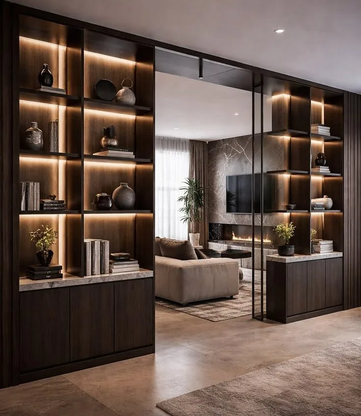 Tu Trung Bay San Pham Co Den Led 3