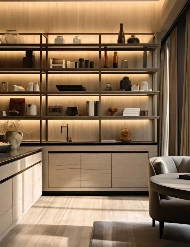 Tu Trung Bay San Pham Co Den Led 5