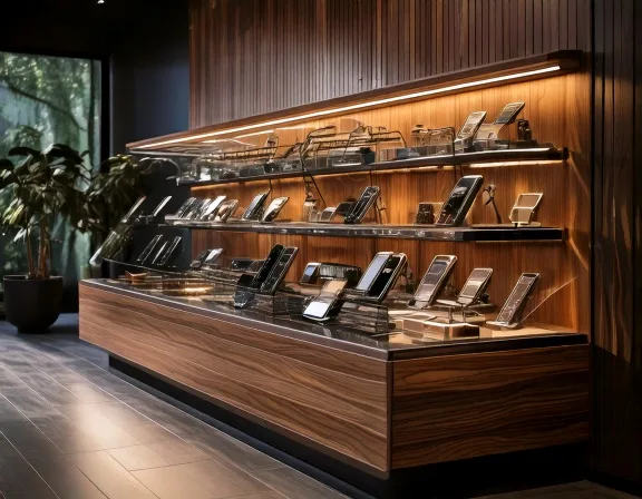 Tủ trưng bày shop điện thoại 1