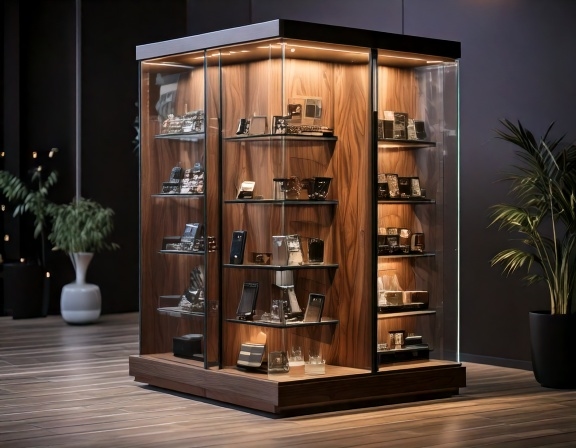 Tu Trung Bay Shop Dien Thoai 3