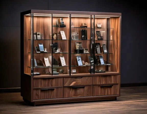 Tu Trung Bay Shop Dien Thoai 4