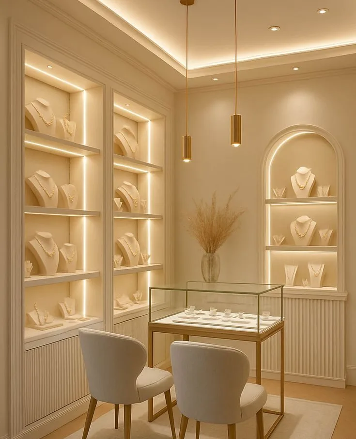 Tu Trung Bay Shop Trang Suc 1