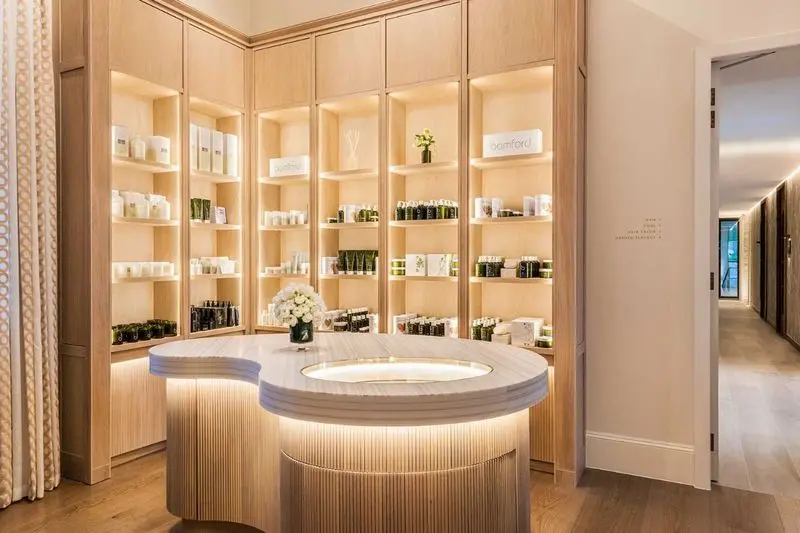 Tủ trưng bày spa
