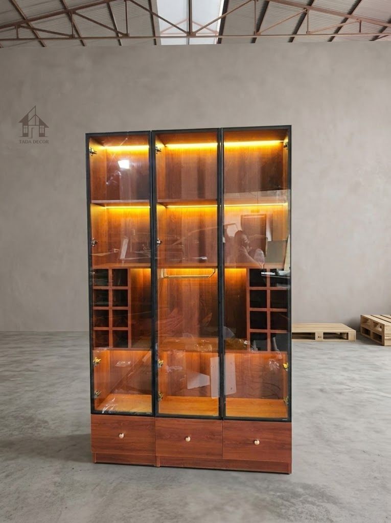 Tủ trưng bày rượu MDF cao cấp