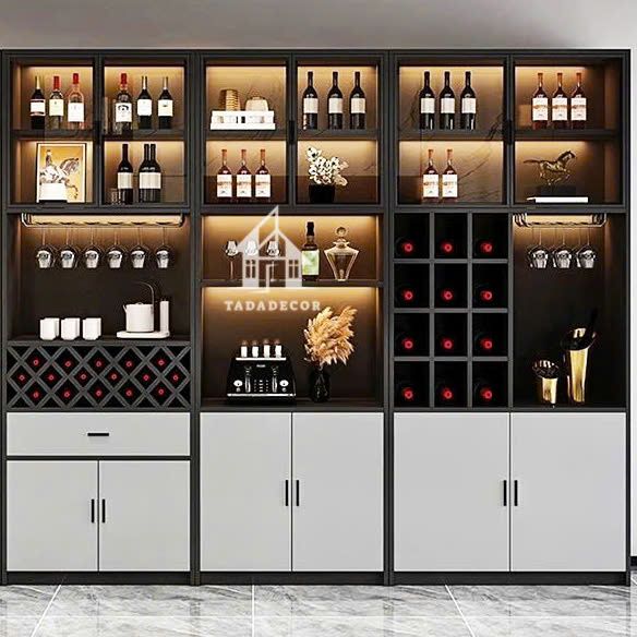 Tủ rượu kính đẹp hiện đại