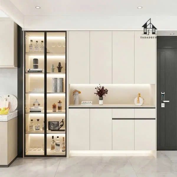 Mẫu tủ rượu gỗ cao cấp